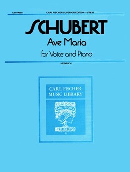 Ave Maria by Schubert Franz - Heinrich Max - Walter Scott for Low Voice