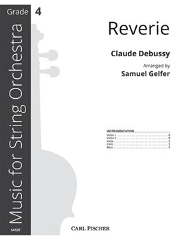 Reverie by Debussy Claude - Gelfer Samuel - for