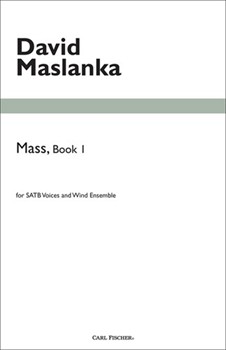 Mass Book 1 by Maslanka David for