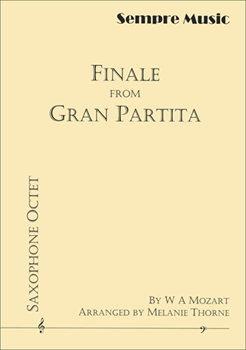 Finale from Gran Partita (Sax. Octet) Saxophone