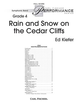 Rain and Snow on the Cedar Cliffs by Kiefer Ed for