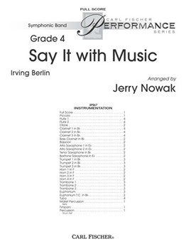 Say It with Music by Berlin Irving - Nowak Jerry - for