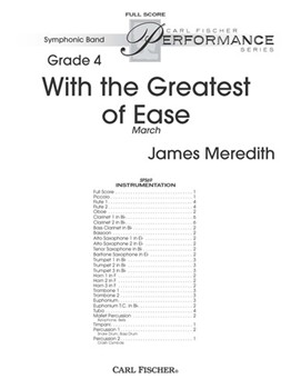 With the Greatest of Ease March by Meredith James for