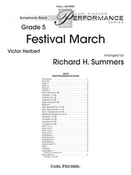 Festival March by Herbert Victor - Summers Richard - for