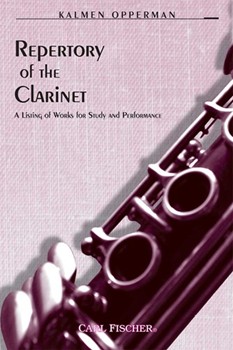 Repertory Of The Clarinet by Opperman Kalmen Kalmen Opperman for Clarinet Text/