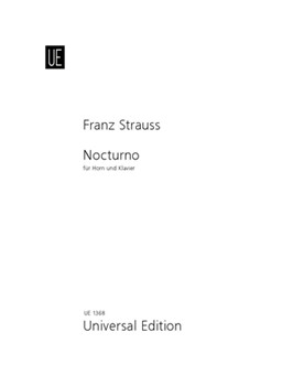 Nocturno Opus 7 by Strauss Franz for French Horn and Piano