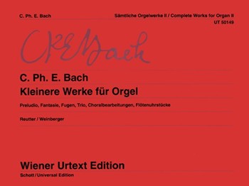 Complete Organ Works Vol.2 Short Pieces by Bach Carl Philipp Emanuel for