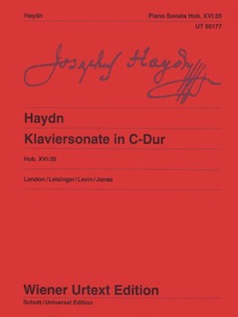 Sonata XVI:35 C Major by Haydn for Piano
