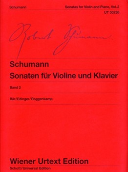 Sonatas for violin and piano Volume 2 by Schumann Robert for