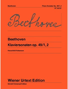 Sonata Opus 49 #1 & 2 by Beethoven Ludwig van - Kohler and Hokanson - for Piano