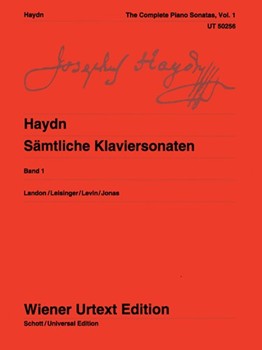 Sonatas Volume 1 by Haydn - Landon/Leisinger/Lev - for Piano