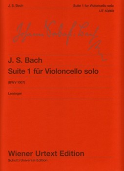 Suite 1 for Violoncello solo by Bach Johann Sebastian for