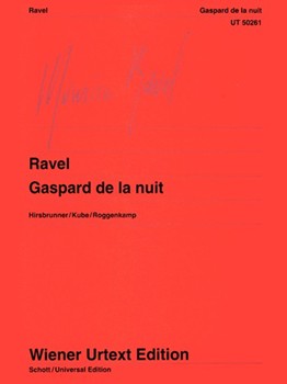 Gaspard De La Nuit by Ravel Maurice for Piano