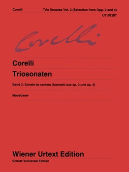 Triosonaten Vol.2 Sonate da camera (Selection from Op. 2 and Op. 4) by Corelli Arcangelo for