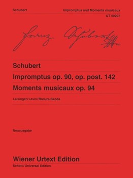 Impromptus Moments Musicaux by Schubert Franz for