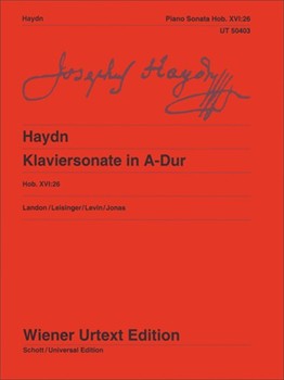 Klaviersonate in A-Dur Piano