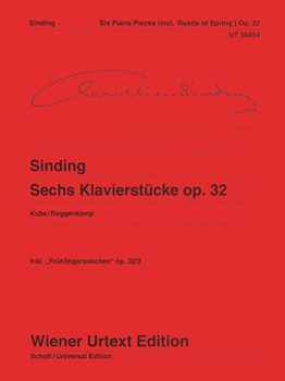 Six Piano Pieces by Sinding Christian for