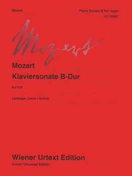 Piano Sonata In B-flat Major Piano