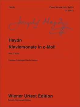 Sonata in C minor Hob XVI: 20 by Haydn Joseph for