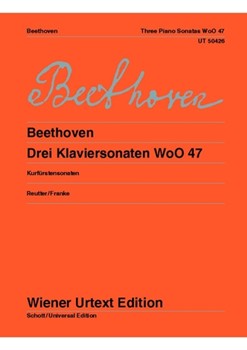 Three Piano Sonatas WoO 47 Piano