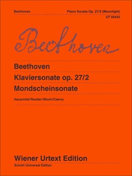 Piano Sonata Op. 27/2 (Moonlight) ìMoonlight Sonataî by Beethoven Ludwig van for