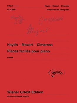 Easy Pieces for Piano Vol.2 by Cimarosa Domenico for