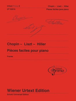 Easy Piano Pieces with Practice Tips Volume 5 (French/Spanish) by Chopin Liszt and Hiller - Nils Franke - for