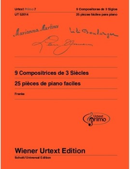 Urtext Primo Volume 7 9 Compositrices de 3 Siecles | 9 Compositoras de 3 Siglos