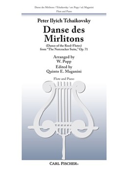 Danse Des Mirlitons From Nutcracker by Tchaikovsky Pyotr Ilyich - Popp Wilhelm - for Flute and Piano
