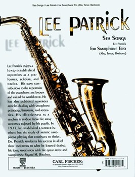 Sea Songs by Patrick Lee - Lee Patrick Series - for Saxophone Trio