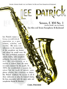 Sonata F Xvi #1 by Vivaldi Antonio Lucio - Patrick Lee - for Saxophone Duet