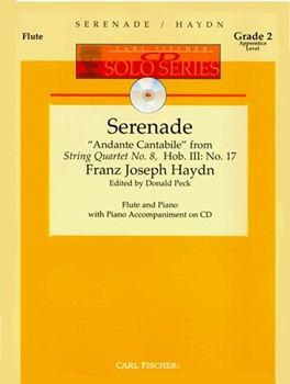 Serenade by Haydn Joseph - Peck Donald - for Flute and Piano