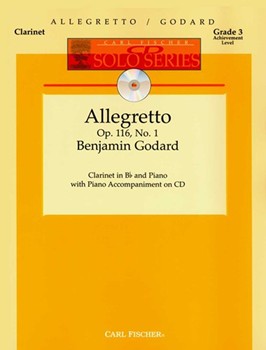 Allegretto Opus 116 #1 by Godard Benjamin for Clarinet Solo