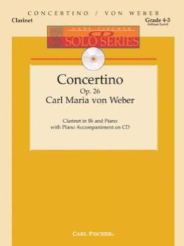 Concertino Op 26 w/CD [clarinet] Weber