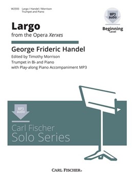 Largo From Xerxes by Handel George Frideric - Morrison Timothy - for Trumpet and Piano