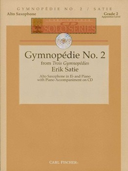 Gymnopedie #2 by Satie Erik for Alto Saxophone and Piano