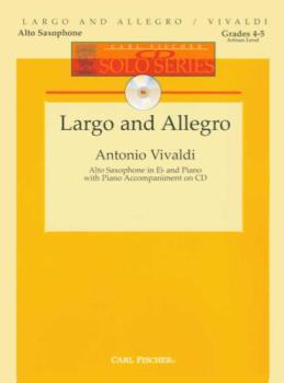 Largo & Allegro w/CD [alto sax] Vivaldi