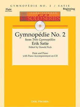 Gymnopedie #2 by Satie Erik - Peck Donald - for Flute w/ Audio