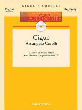 Gigue by Corelli Arcangelo for Clarinet Solo