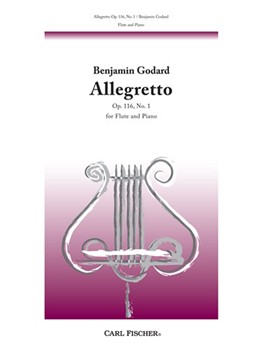Allegretto Opus 116 #1 by Godard Benjamin for Flute and Piano