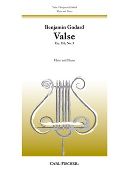Valse Opus 116 #3 by Godard Benjamin for Flute and Piano