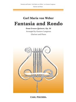 Fantasia & Rondo by Weber - Langenus Gustave - for Clarinet Solo
