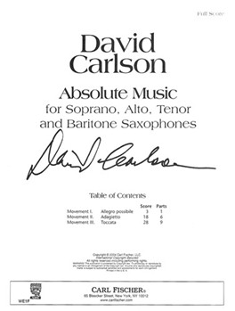 Absolute Music by Carlson David for
