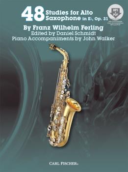 Carl Fischer Ferling F Schmidt D  48 Studies Op 31 - Alto Saxophone Book / CD