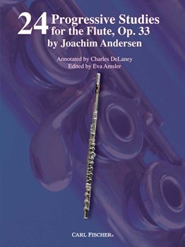 24 Progressive Studies Opus 33 by Andersen Joachim - Delaney / Amsler - for Flute Method