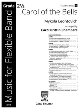 Carol of the Bells by Mykola Leontovich - Chambers Carol Brittin - for