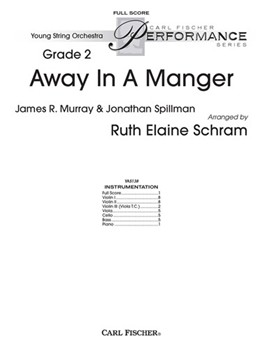 Away In A Manger by James R. Jonathan M - Schram Ruth Elaine - for