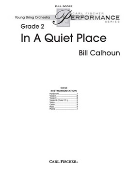 In A Quiet Place by Calhoun Bill for Full Score