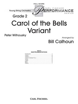 Carol of the Bells Variant by Wilhousky Peter - Calhoun Bill - for