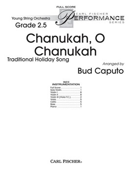 Chanukah O Chanukah by Anonymous - Caputo Bud - for